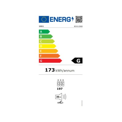 Smeg scv115gs cantina vini 60 cm h 185 libera installazione