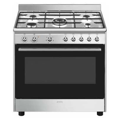 Smeg cx90gm 90cm stainless steel countertop gas cooker