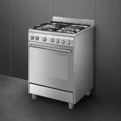 Smeg sx61gm 60 cm stainless steel countertop gas cooker