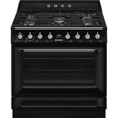 Smeg tr90gmbl 90cm Gas-Tischherd schwarz