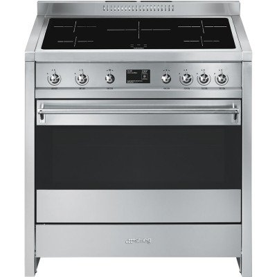 Smeg a1pyid-9 cucina induzione da appoggio 90 cm acciaio inox