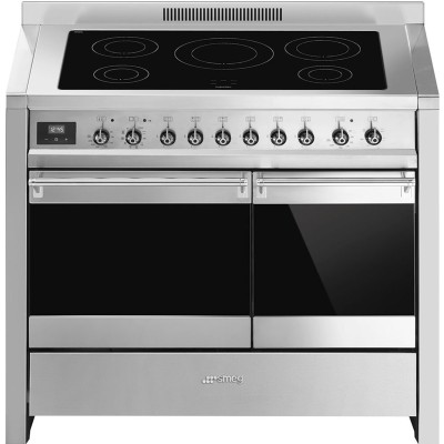 Plaque de cuisson à induction de comptoir Smeg A2PYID-81 100 cm en acier inoxydable