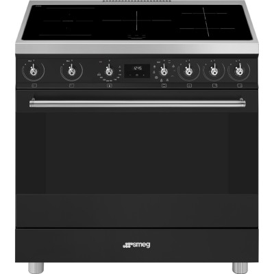 Smeg c9immb2 90 cm schwarzer Arbeitsplatten-Induktionsherd