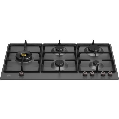 Bertazzoni p905lprone table de cuisson à gaz professionnelle 90 cm noir mat