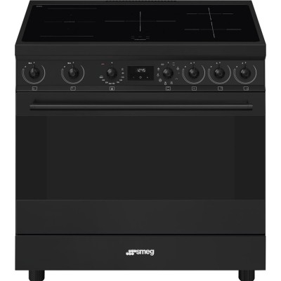 Smeg c9imn2 90 cm schwarzer Arbeitsplatten-Induktionsherd