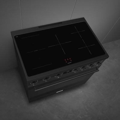 Smeg c9imn2 cucina induzione da appoggio 90 cm nero