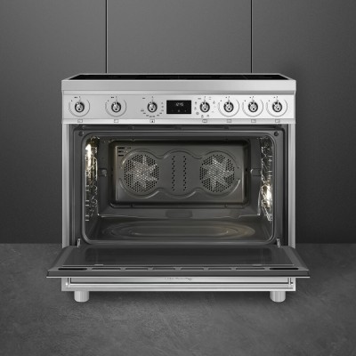 Smeg c9imx2 90cm countertop induction hob stainless steel