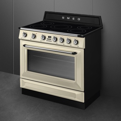 Smeg tr90imp 90cm countertop induction hob cream