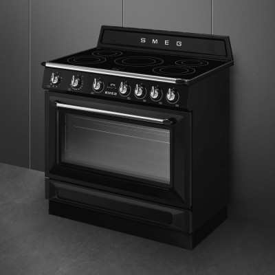 Smeg tr90imbl cucina induzione da appoggio 90 cm nero