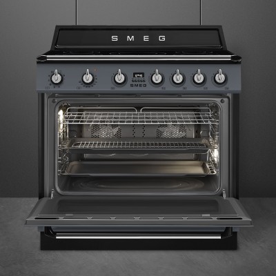 Smeg tr90imgr 90cm countertop induction hob grey