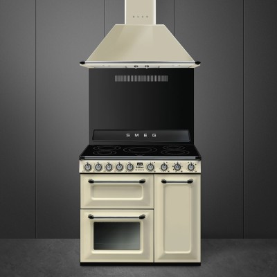 Smeg tr93ip2 cucina induzione da appoggio 90 cm panna
