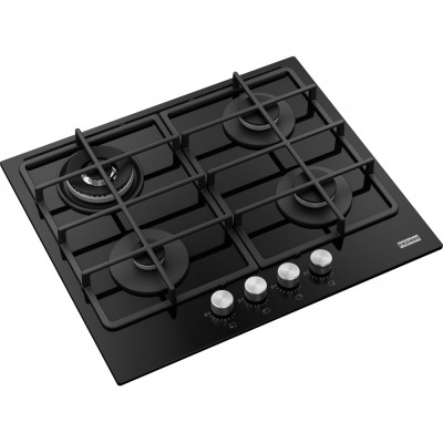 Franke fhsm 604 3g dc bk c Gaskochfeld 60 cm Schwarzglas