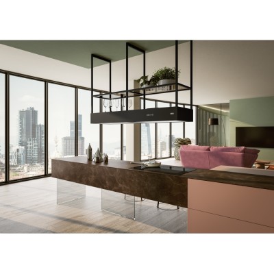Franke Mythos T-Shelf Evolution fmy f160 cappa isola 156 cm nero