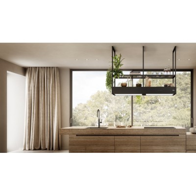 Hotte îlot Franke Mythos T-Shelf Evolution fmy f160 156 cm noir