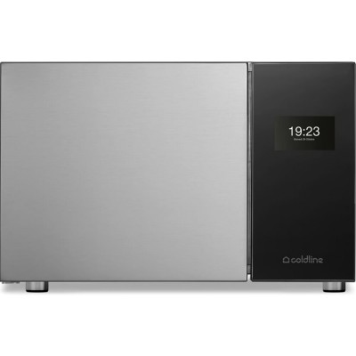 Refroidisseur rapide de comptoir Coldline W30 Pro Life, 60 cm de hauteur, 42 pouces, verre noir - acier inoxydable
