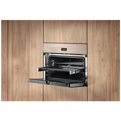Piekarnik wielofunkcyjny do zabudowy Miele h 7440 bpx kompaktowy 45 cm ArtLine perłowy beż