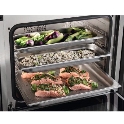 Horno de vapor combinado Miele dgc 7465 hc Pro de 60 cm negro empotrable