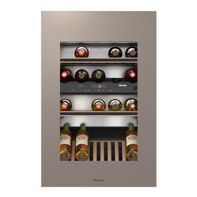 Miele kwt 6422 ig-1 built-in wine cooler, 90 cm high, glass - beige