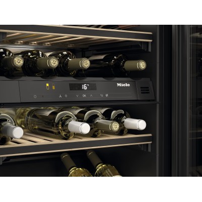 Miele kwt 6422 ig-1 built-in wine cooler, 90 cm high, glass - beige