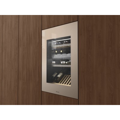 Miele kwt 6422 ig-1 built-in wine cooler, 90 cm high, glass - beige