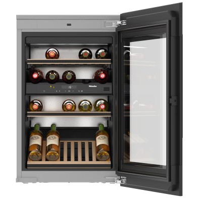 Miele kwt 6422 ig-1 built-in wine cooler, 90 cm high, glass - beige
