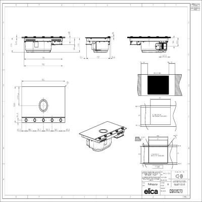 Elica Nikolatesla Unplugged Raw BR/A/90 Induction Hob with Integrated Hood 90cm