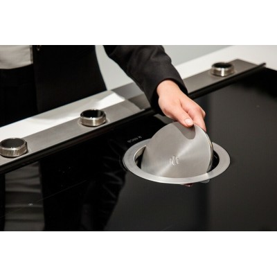 Elica nikolatesla unplugged evo ix/a/90 induction hob with integrated hood 90 cm