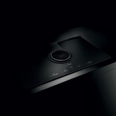 Elica nikolatesla one hp raw br/a/83 induction hob with integrated hood 83 cm