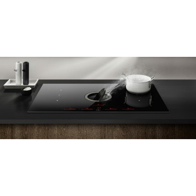 Elica NikolaTesla Switch evo bl/a/83 induction hob with integrated hood 83 cm