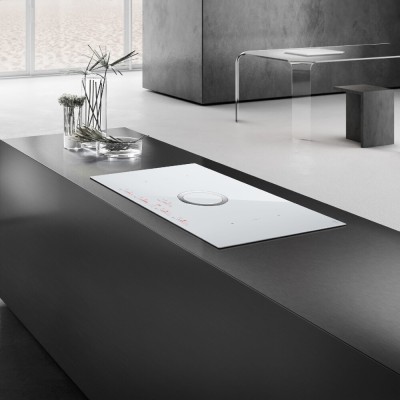 Elica NikolaTesla Switch evo wh/a/83 induction hob with integrated hood 83 cm
