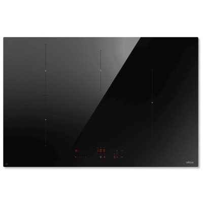 Elica Ratio Connex 804 Plus 80cm induction hob with black glass