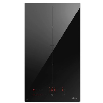 Plaque de cuisson à induction Domino Elica Ratio Connex 302 Plus 30 cm avec verre noir