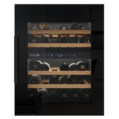 Nevada nnw72-30dsa-bfg-hr undercounter built-in wine cellar, 71 cm high