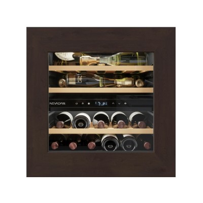 Vinoteca empotrada bajo encimera Nevada nnw60-25da-wp-pr con panel de 60 cm