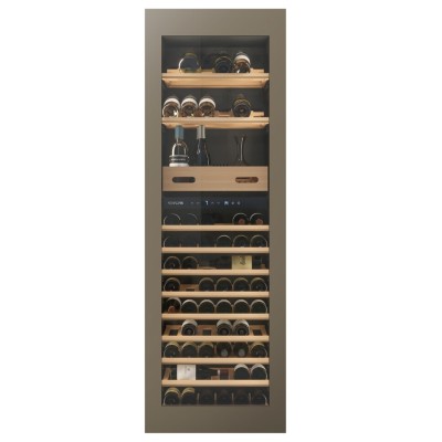 Nevada nnw180-92d-wp-pl built-in panelled wine cellar h 179 cm