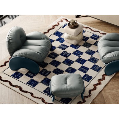 Poltrona Frau Squash Blue Fotel