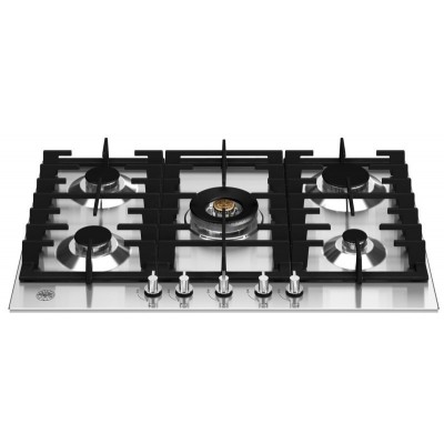 Bertazzoni p755cmodx table de cuisson à gaz moderne 75 cm en acier inoxydable