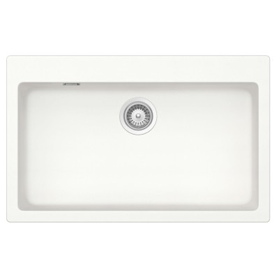 Schock Signus n100xl Einzelbeckenspüle 80 cm weiß