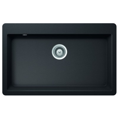 Schock Virtus n100xl Einzelbeckenspüle 83 cm schwarz