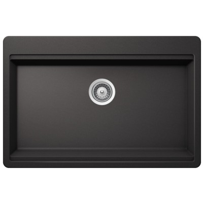 Schock Chelsea N100XL Zlew jednokomorowy 84 cm Czarny