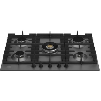 Bertazzoni p755cmodne table de cuisson à gaz moderne 75 cm noir mat