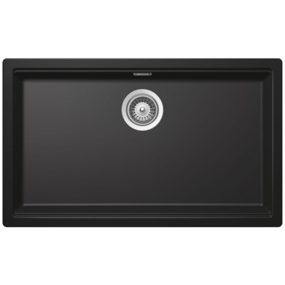 Schock Kiruna N100XL Green Line Einzelspüle, 76 cm, Schwarz