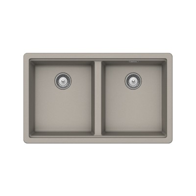 Schock Brooklyn n200 Doppelspüle 75 cm taubengrau