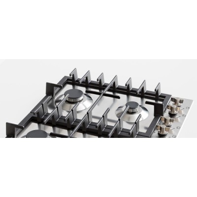 Bertazzoni p604lmodx modernes Gaskochfeld 60 cm aus Edelstahl