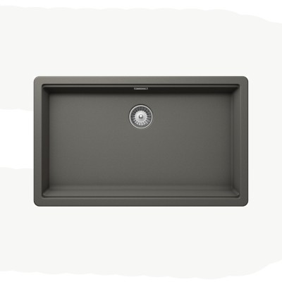 Schock Galaxy N100XLU Unterbauspüle 72cm Silverstone Grau