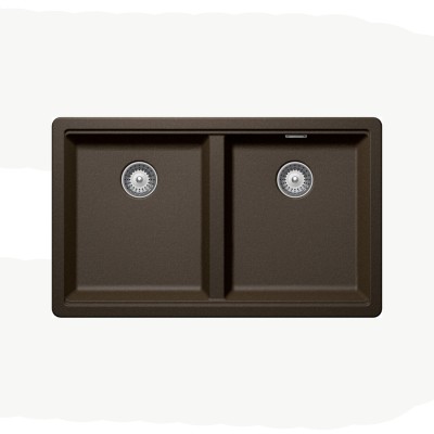 Schock Galaxy N200U Doppelspüle, Unterbauspüle, 74 cm, Bronze