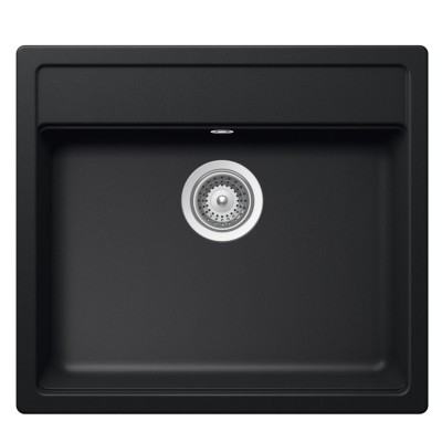 Schock mono n100 Einzelbecken flächenbündige Spüle 56 cm schwarz