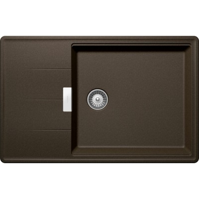 Schock tia d100ls Spüle mit umkehrbarer Abtropffläche 78 cm bronze