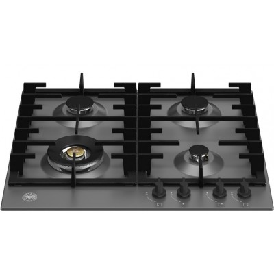 Bertazzoni p604lmodne table de cuisson à gaz moderne 60 cm noir mat