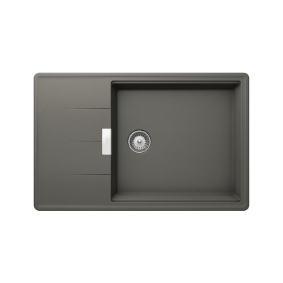Zlewozmywak Schock tia d100ls z odwracalnym ociekaczem 78 cm w kolorze silverstone grey